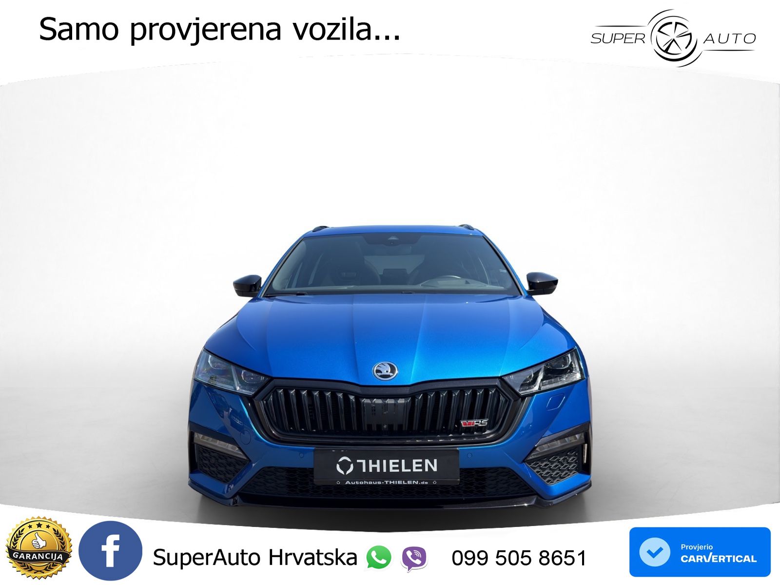 Škoda Octavia Combi RS 2.0 TSI (245 KS) DSG LED+GR SJED+ACC