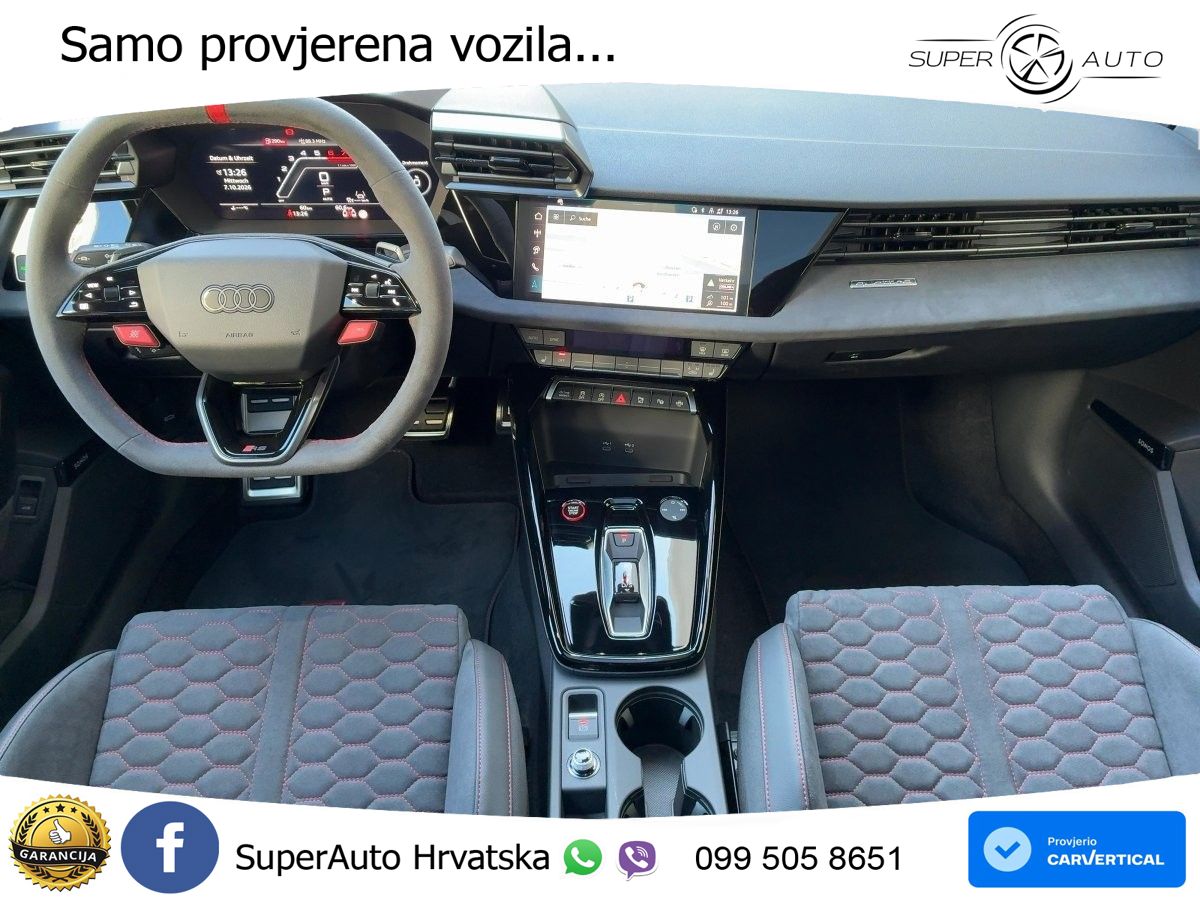 Audi RS3 Sedan 2.5 TFSI (400 KS) quattro S tronic LED+GR SJED+ACC