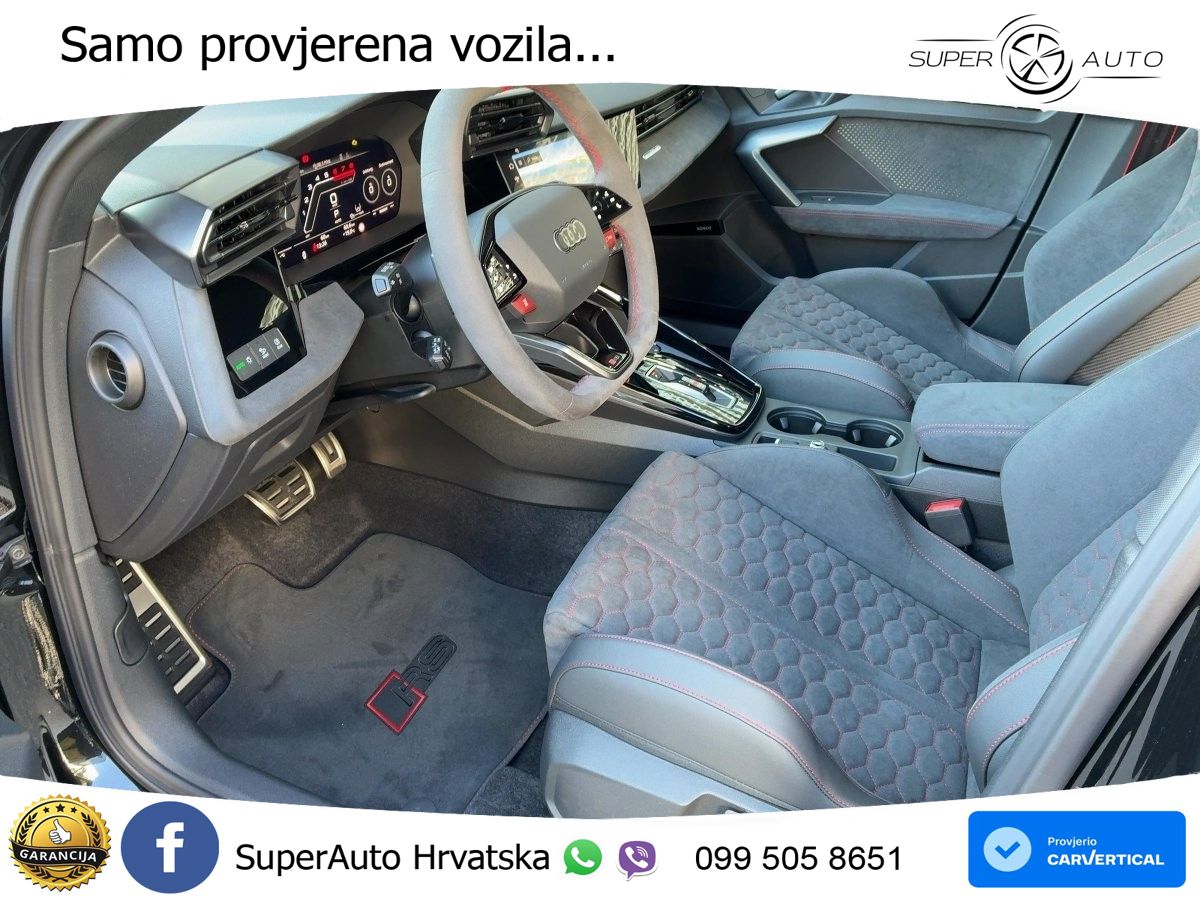 Audi RS3 Sedan 2.5 TFSI (400 KS) quattro S tronic LED+GR SJED+ACC