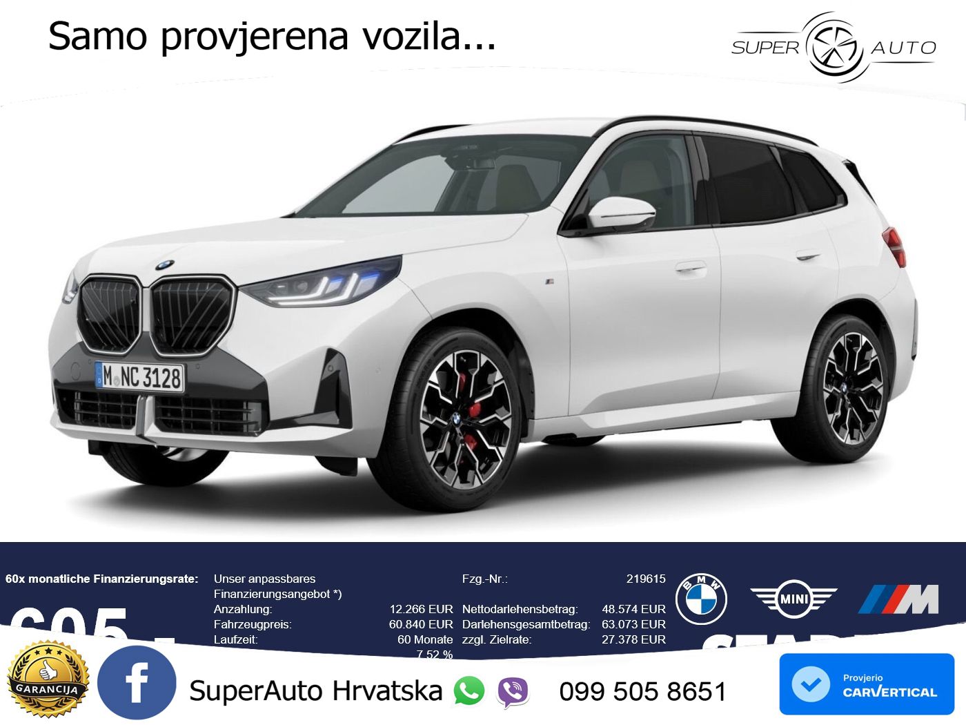 BMW X3 40d xDrive Steptronic M Sport LED+GR SJED+ACC