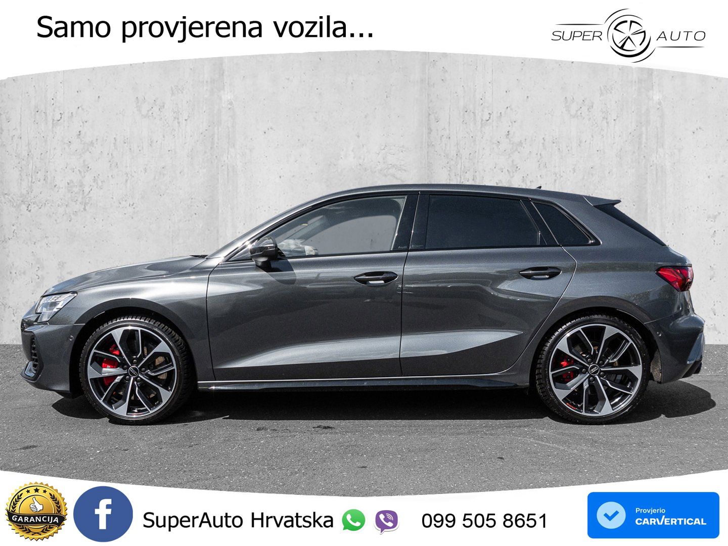 Audi S3 2.0 TFSI (333 KS) quattro S tronic MATRIX+GR SJED+KAM
