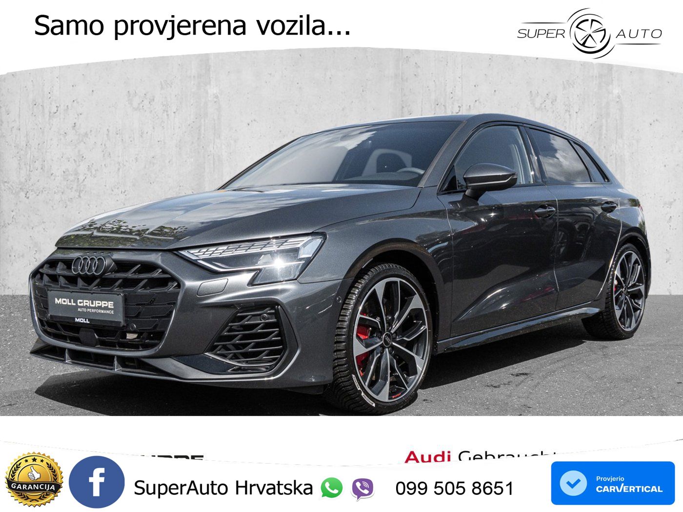 Audi S3 2.0 TFSI (333 KS) quattro S tronic MATRIX+GR SJED+KAM