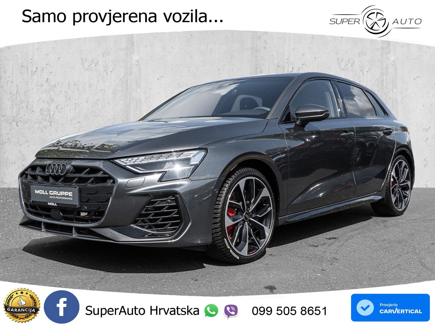 Audi S3 2.0 TFSI (333 KS) quattro S tronic MATRIX+GR SJED+KAM