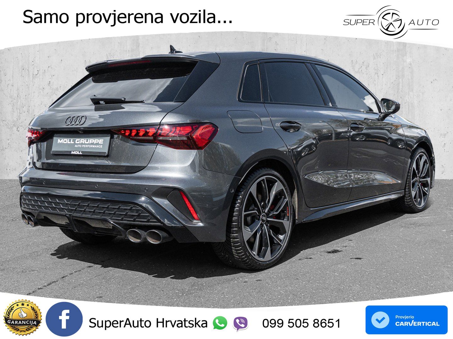 Audi S3 2.0 TFSI (333 KS) quattro S tronic MATRIX+GR SJED+KAM