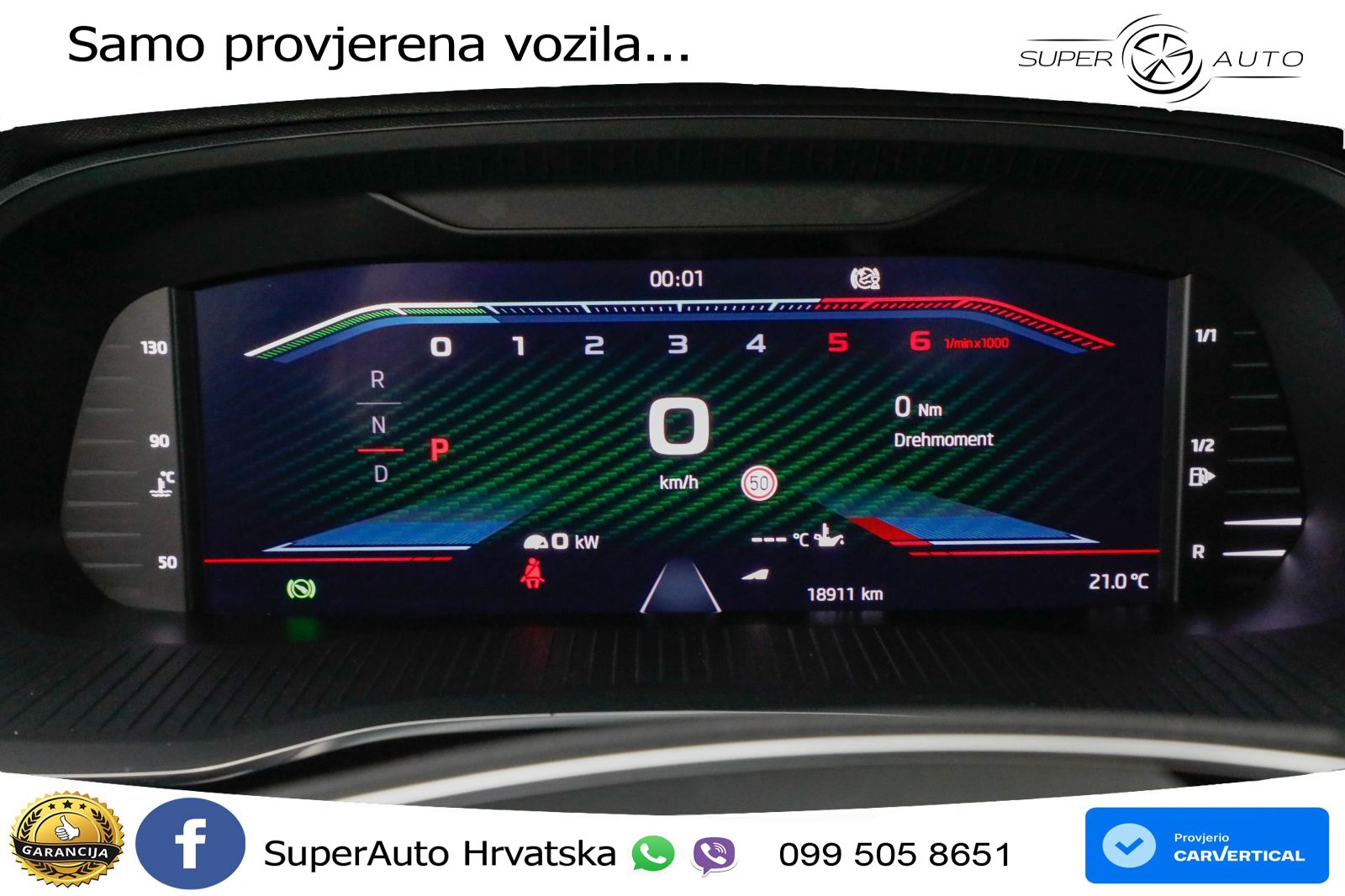 Škoda Octavia Combi RS 2.0 TDI (200 KS) DSG LED+GR SJED+ACC