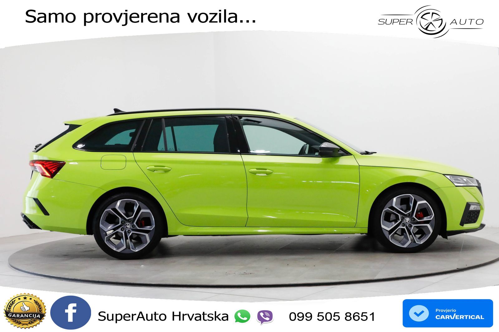 Škoda Octavia Combi RS 2.0 TDI (200 KS) DSG LED+GR SJED+ACC