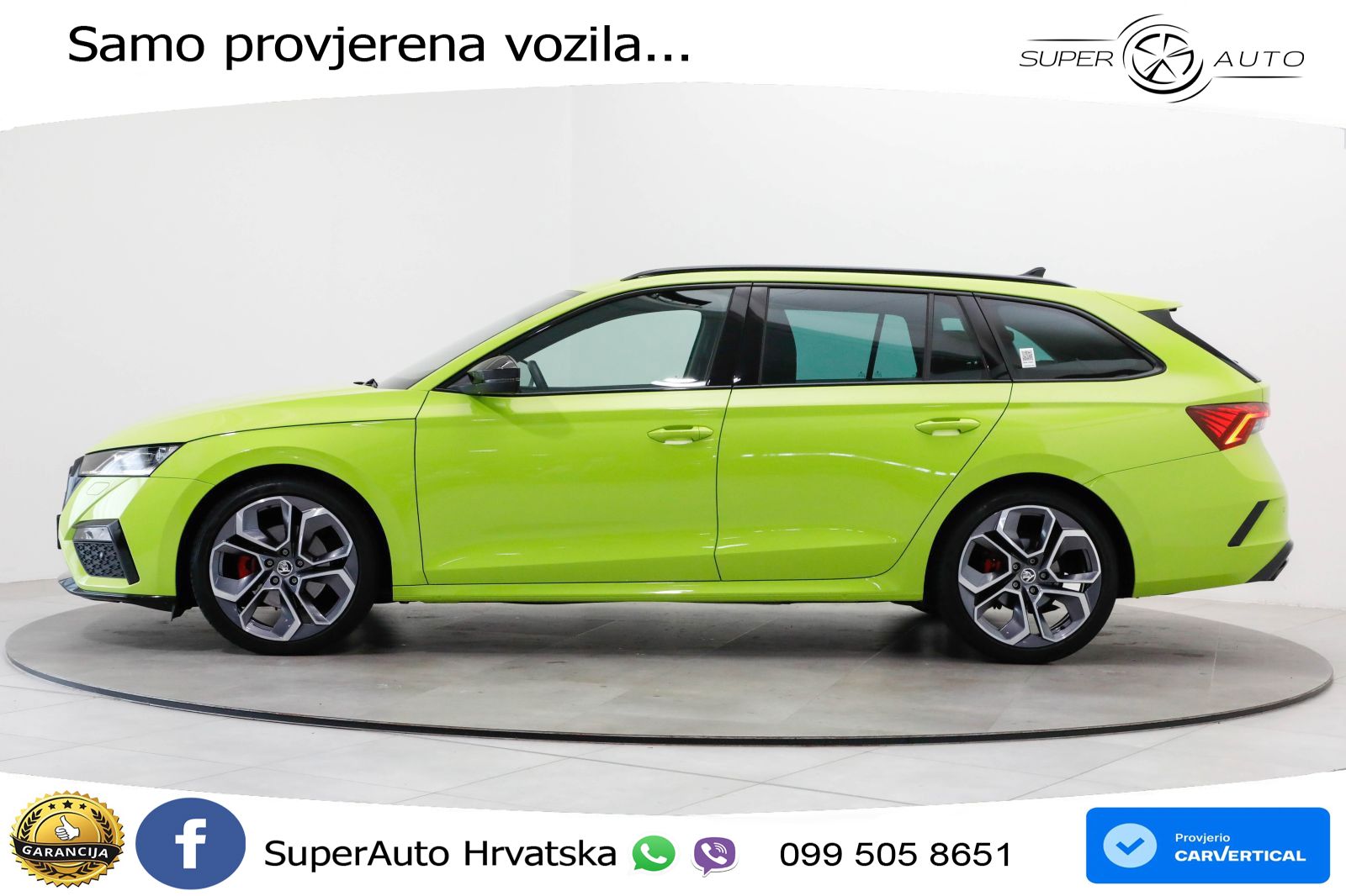 Škoda Octavia Combi RS 2.0 TDI (200 KS) DSG LED+GR SJED+ACC