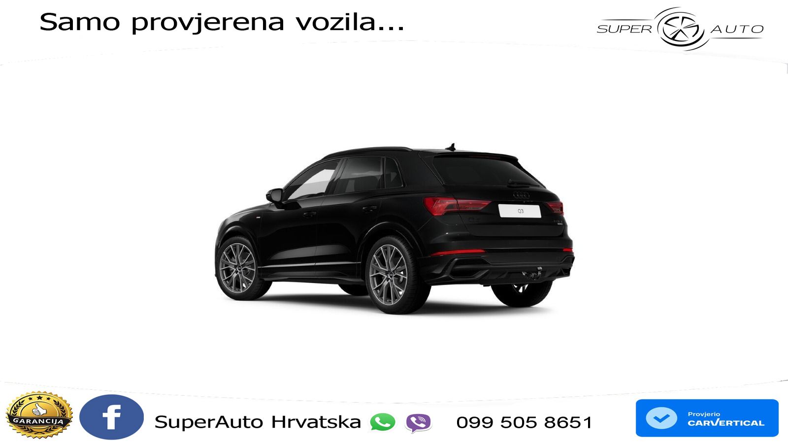 Audi Q3 40 TFSI (190 KS) quattro S tronic S line LED+GR SJED+ACC