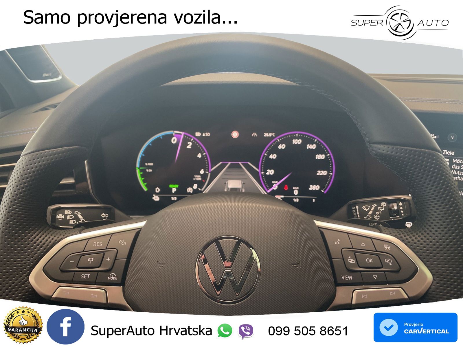 Volkswagen Touareg R 3.0 V6 TFSI (462 KS) 4MOTION Tiptronic ZRAČNI+ACC+GR SJED+KAM+PANO