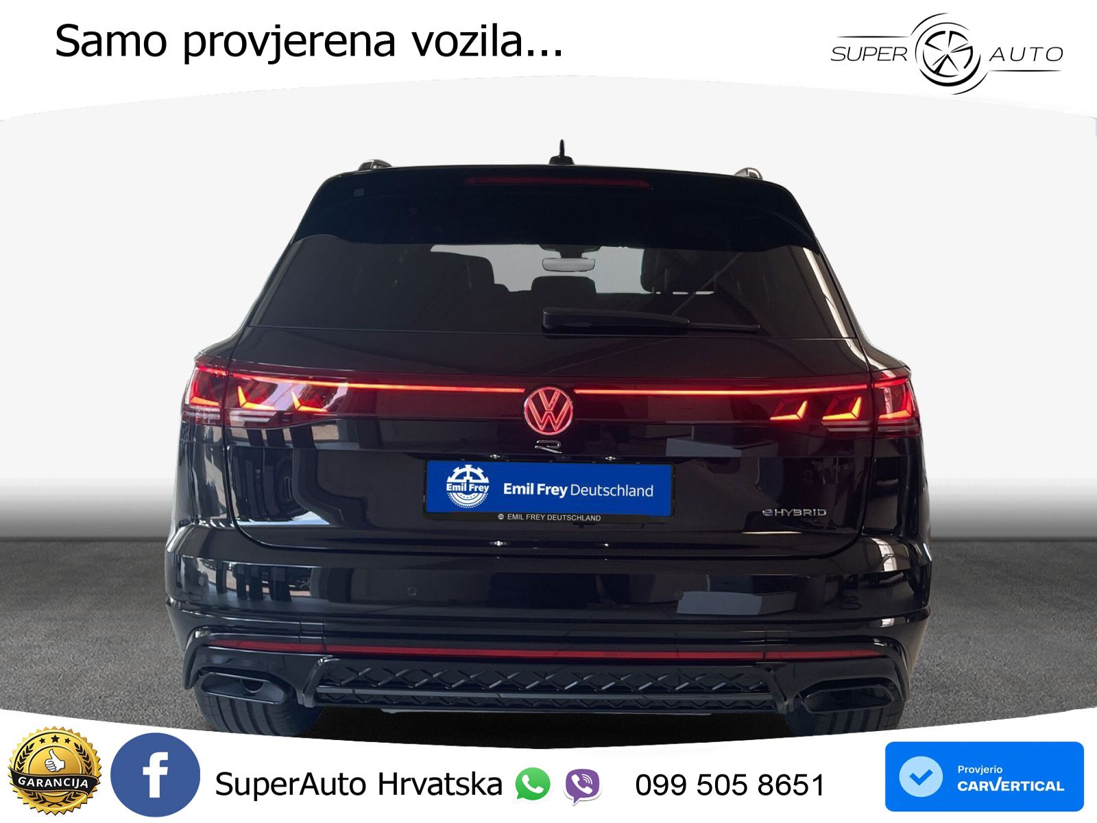 Volkswagen Touareg R 3.0 V6 TFSI (462 KS) 4MOTION Tiptronic ZRAČNI+ACC+GR SJED+KAM+PANO