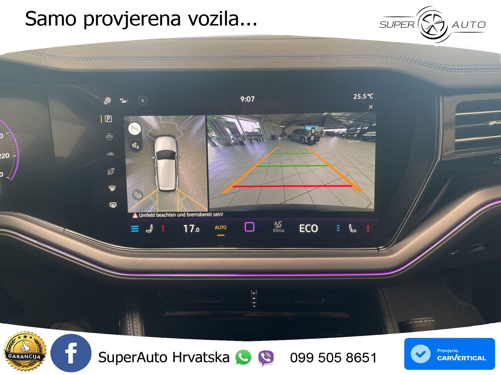 Volkswagen Touareg R 3.0 V6 TFSI (462 KS) 4MOTION Tiptronic ZRAČNI+ACC+GR SJED+KAM+PANO