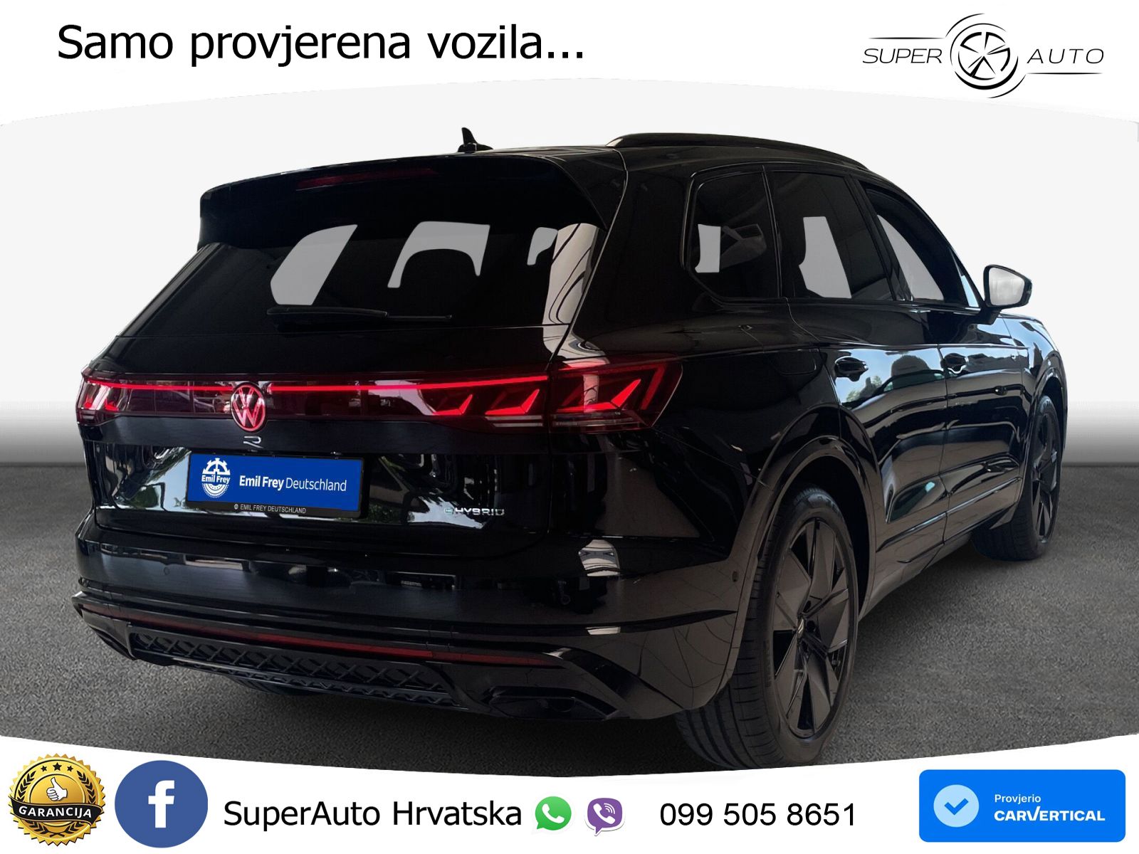 Volkswagen Touareg R 3.0 V6 TFSI (462 KS) 4MOTION Tiptronic ZRAČNI+ACC+GR SJED+KAM+PANO