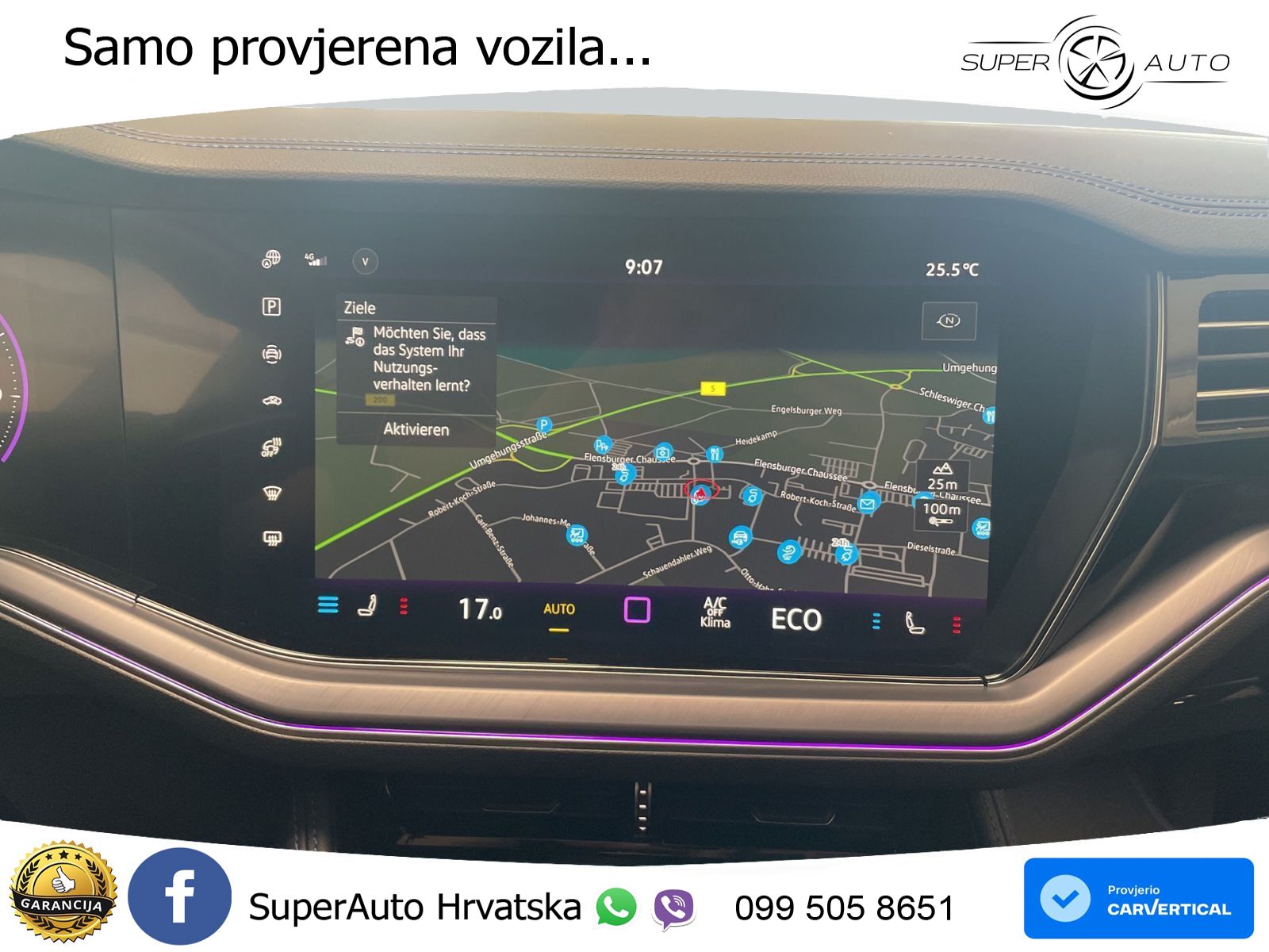 Volkswagen Touareg R 3.0 V6 TFSI (462 KS) 4MOTION Tiptronic ZRAČNI+ACC+GR SJED+KAM+PANO