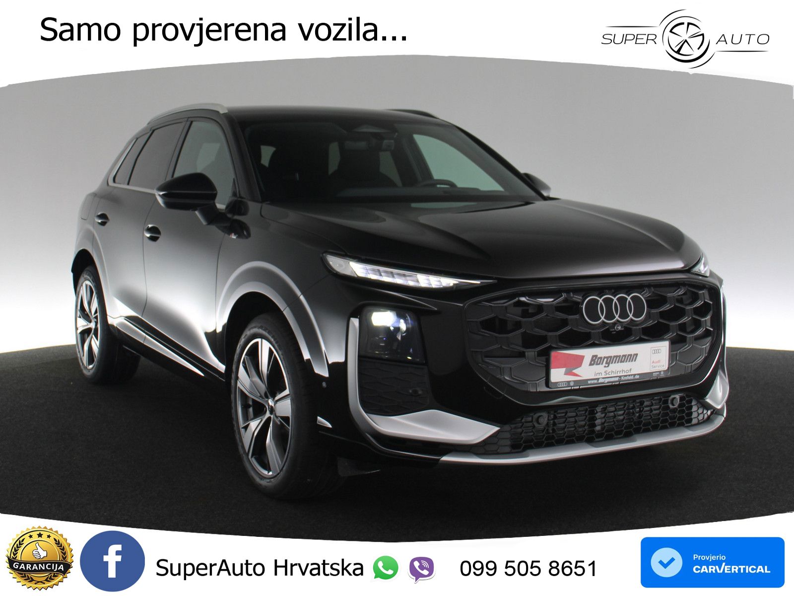 Audi Q3 2.0 TDI (150 KS) S tronic S line LED+GR SJED+ACC