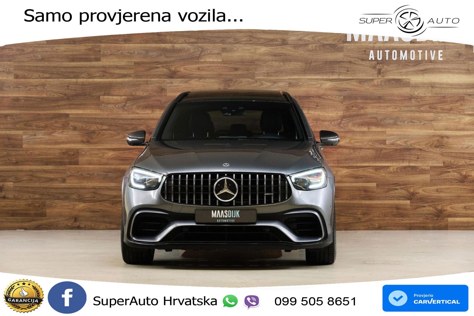 Mercedes AMG GLC 63 S V8 (510 KS) 4MATIC+ MCT LED+GR SJED+ACC
