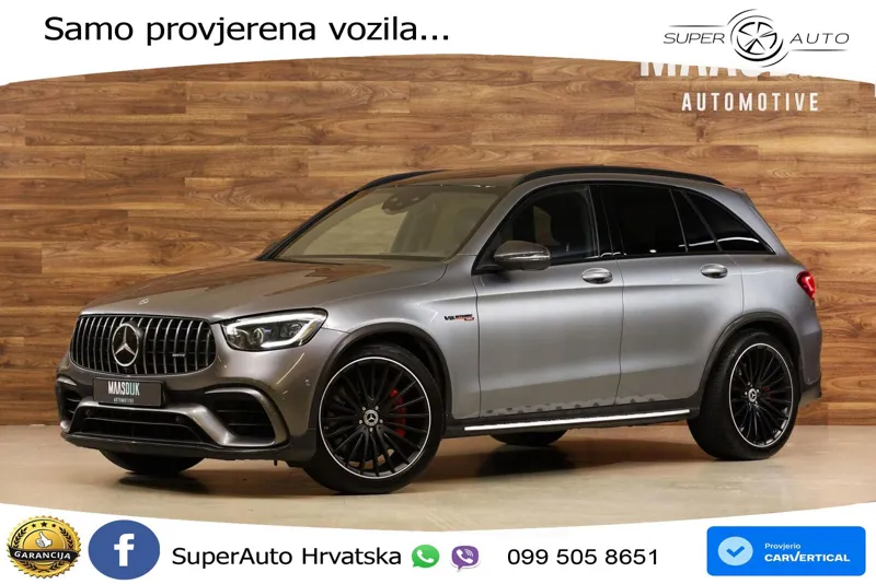 Mercedes AMG GLC 63 S V8 (510 KS) 4MATIC+ MCT LED+GR SJED+ACC