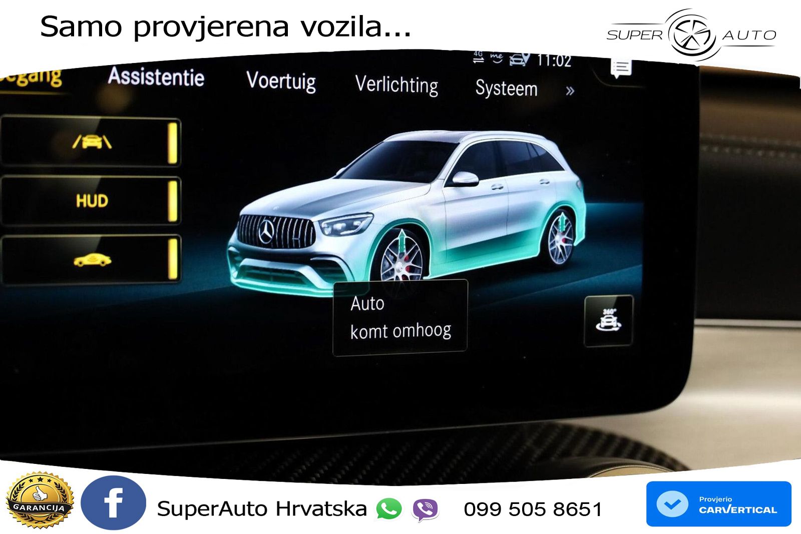 Mercedes AMG GLC 63 S V8 (510 KS) 4MATIC+ MCT LED+GR SJED+ACC