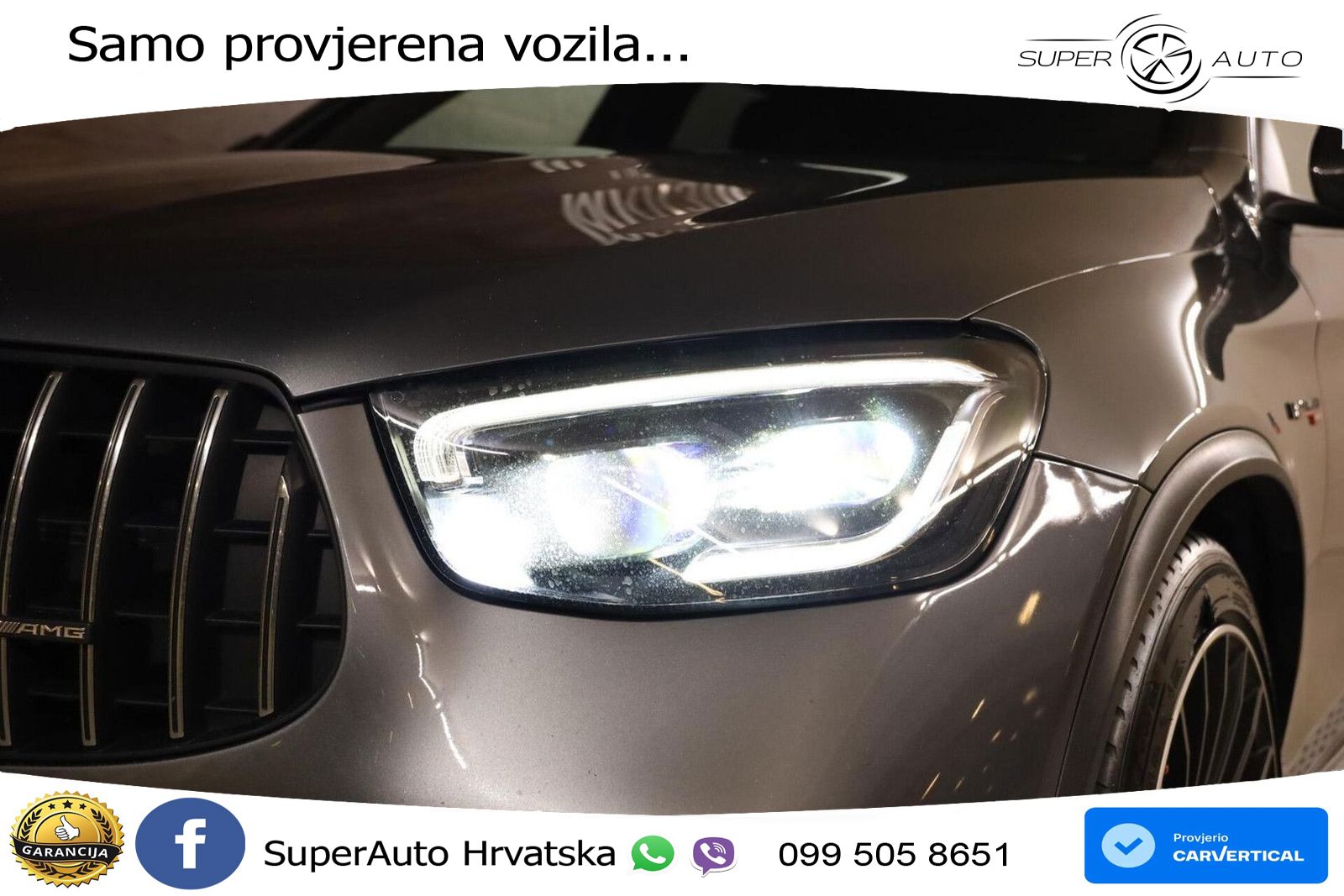 Mercedes AMG GLC 63 S V8 (510 KS) 4MATIC+ MCT LED+GR SJED+ACC