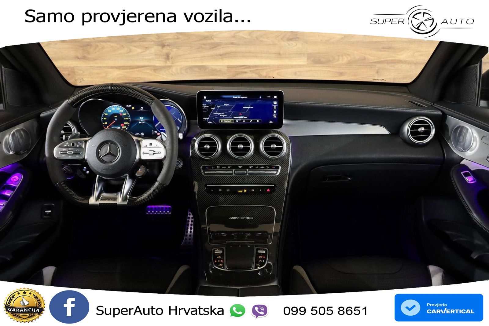 Mercedes AMG GLC 63 S V8 (510 KS) 4MATIC+ MCT LED+GR SJED+ACC