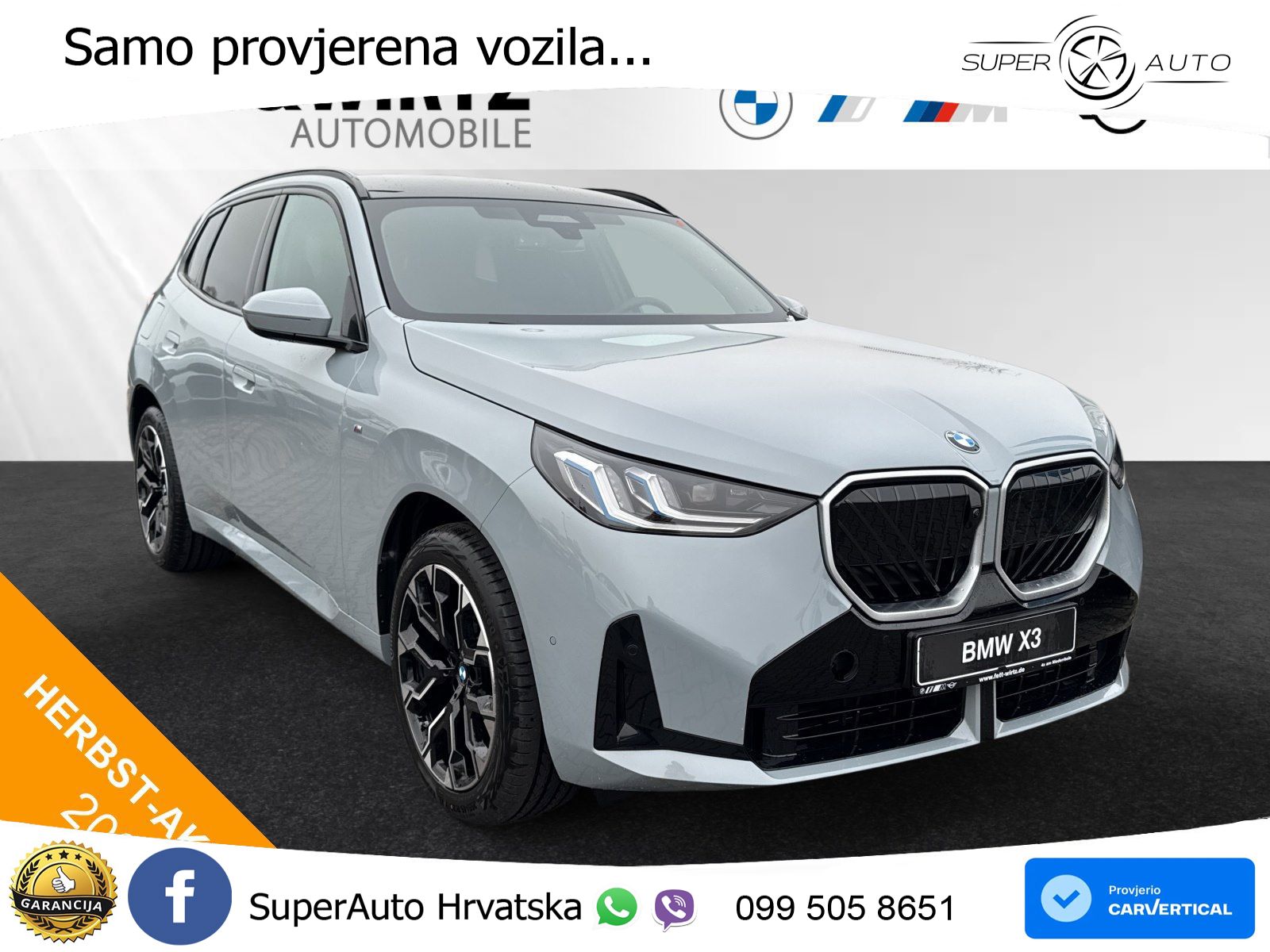 BMW X3 30e xDrive Steptronic M Sport LED+GR SJED+ACC