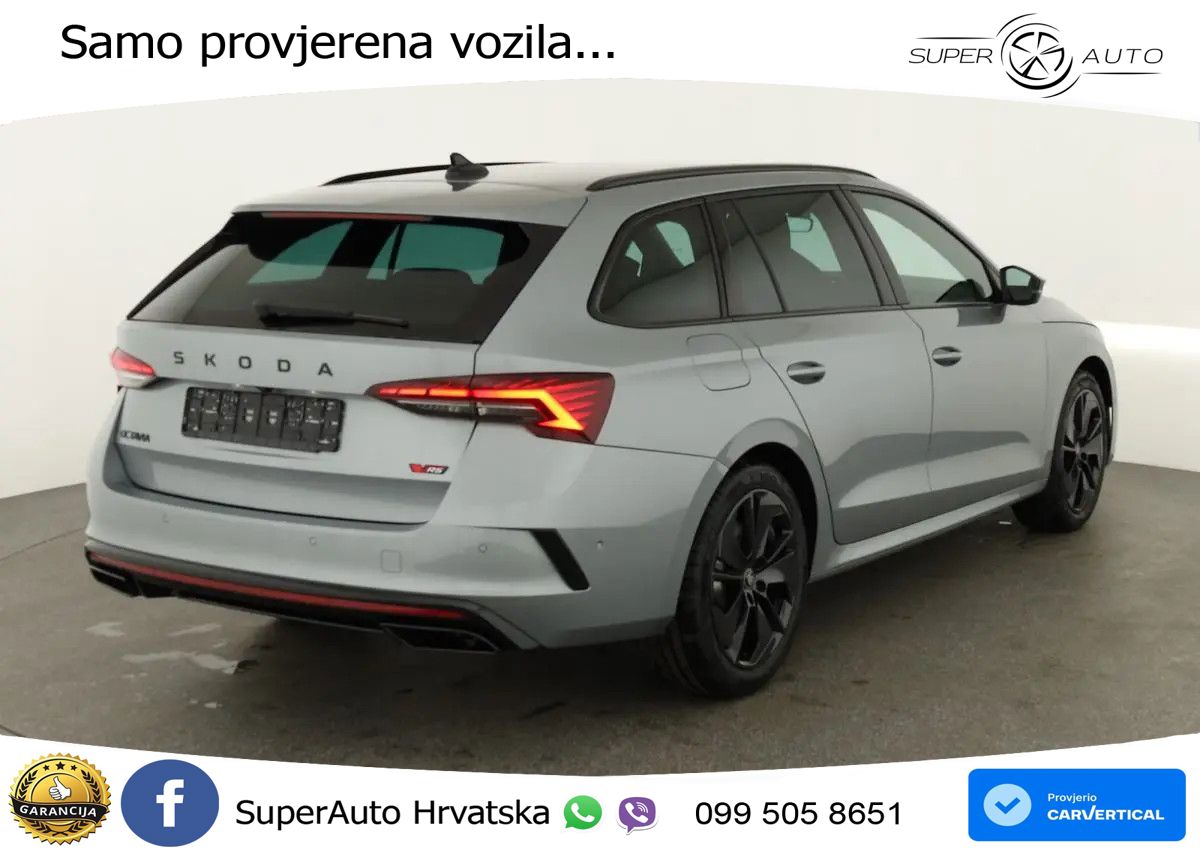 Škoda Octavia Combi RS 2.0 TSI (265 KS) DSG LED+GR SJED+ACC