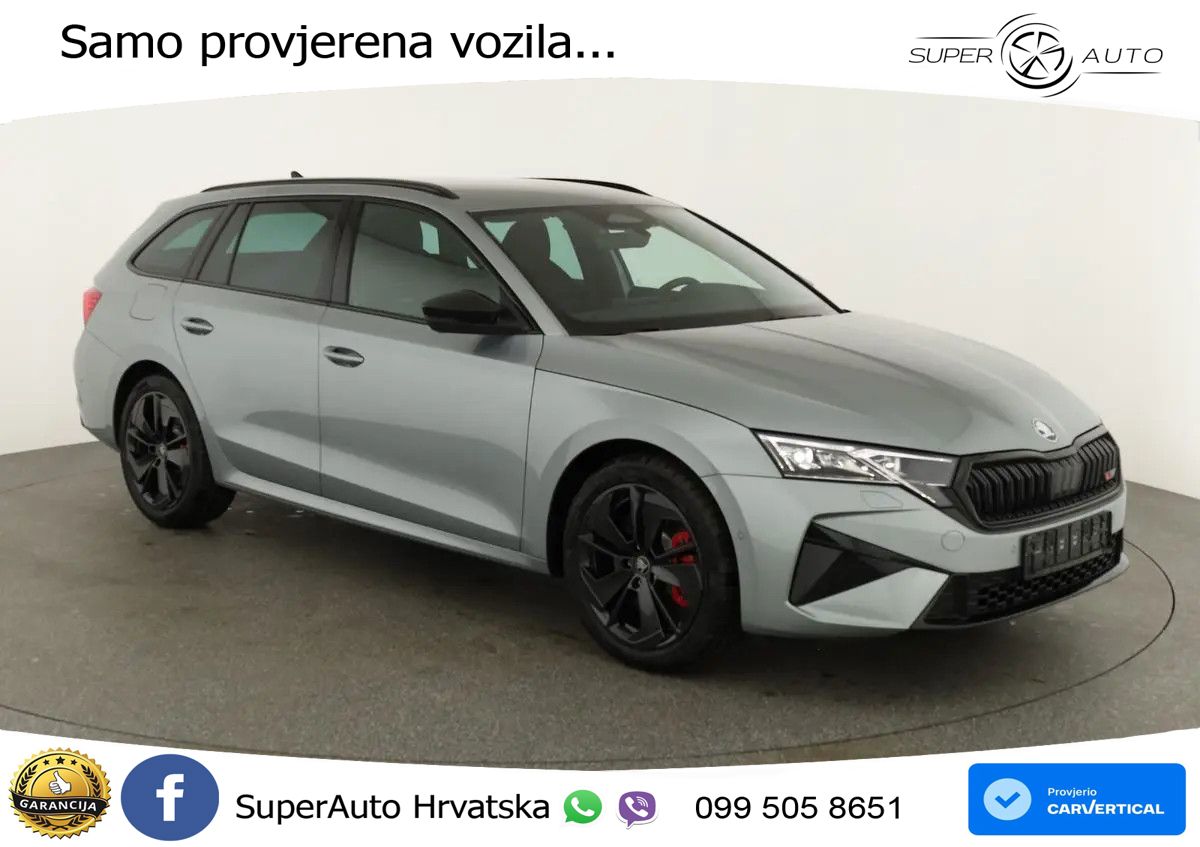 Škoda Octavia Combi RS 2.0 TSI (265 KS) DSG LED+GR SJED+ACC