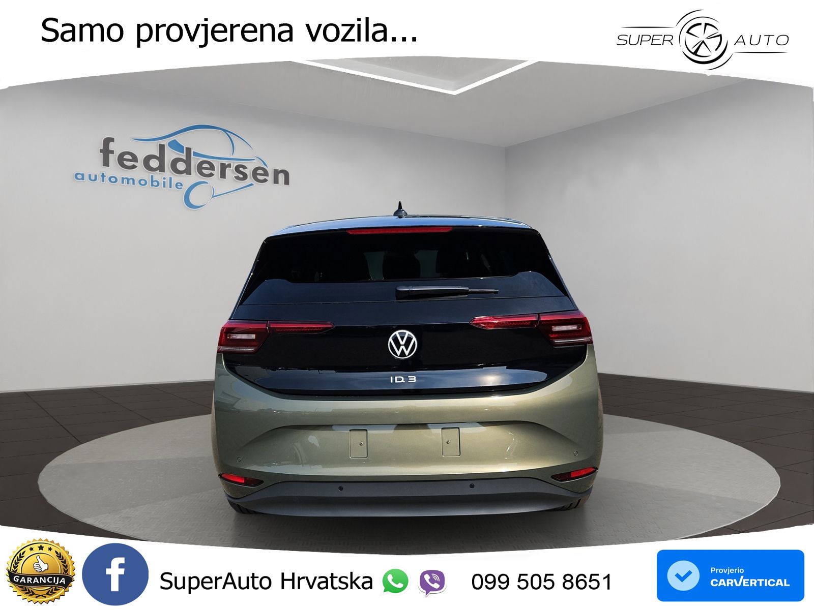 Volkswagen ID.3 Pro 62 kWh (204 KS) LED+GR SJED+ACC