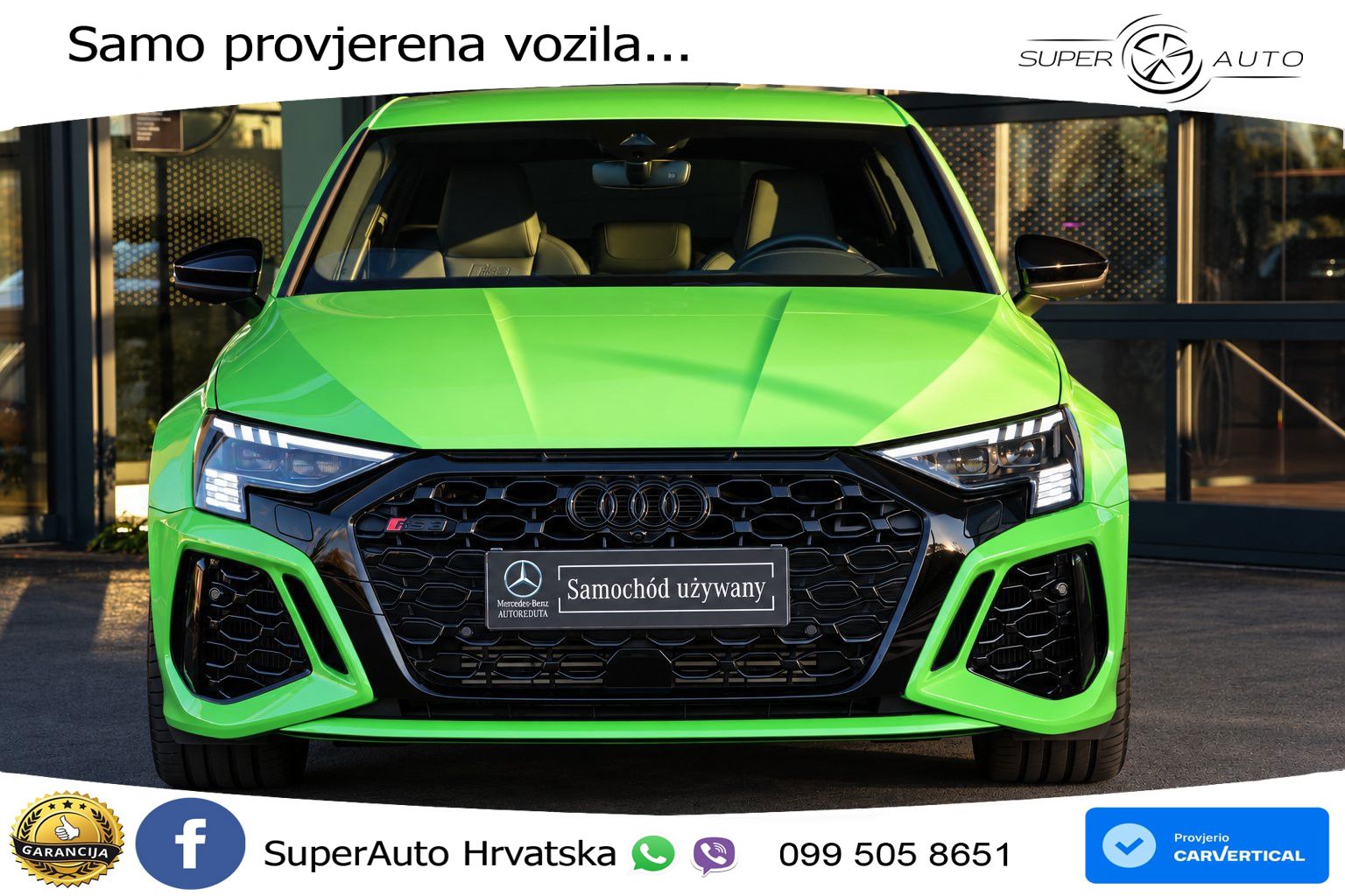 Audi RS3 Sedan 2.5 TFSI (400 KS) quattro S tronic