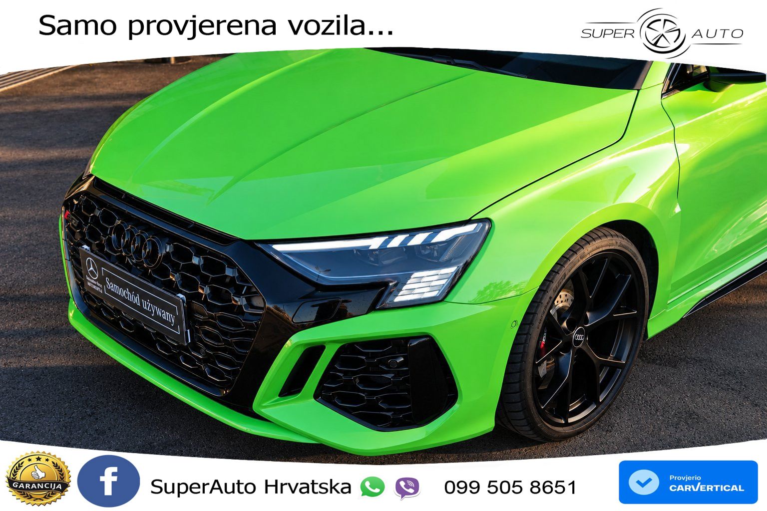 Audi RS3 Sedan 2.5 TFSI (400 KS) quattro S tronic
