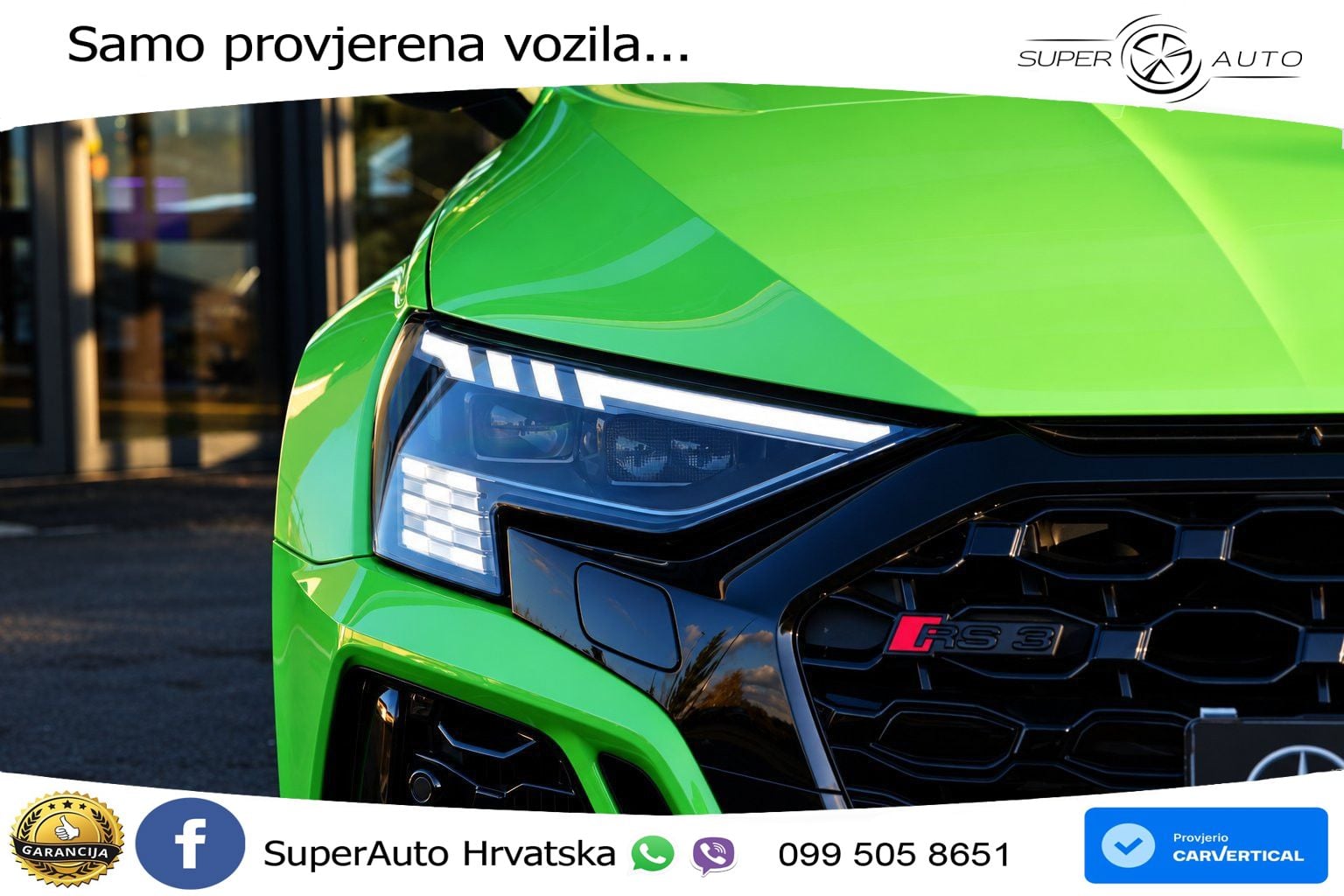 Audi RS3 Sedan 2.5 TFSI (400 KS) quattro S tronic