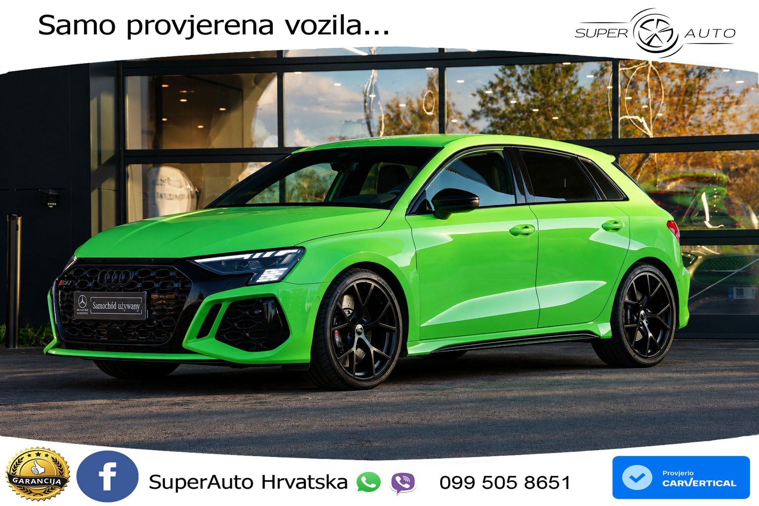 Audi RS3 Sedan 2.5 TFSI (400 KS) quattro S tronic