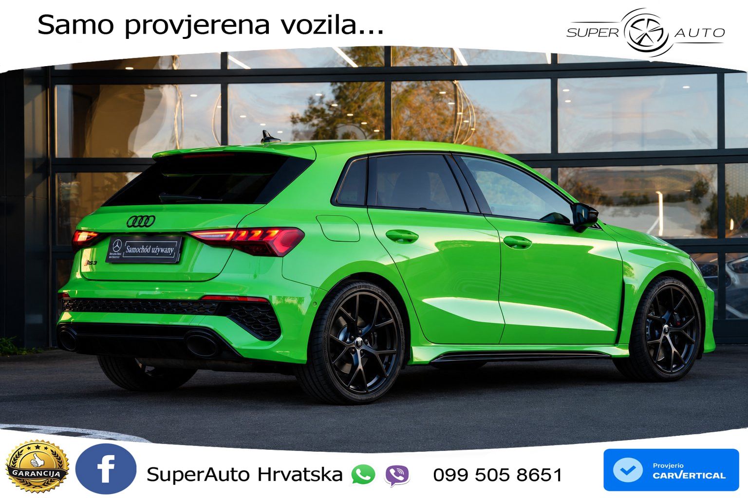 Audi RS3 Sedan 2.5 TFSI (400 KS) quattro S tronic