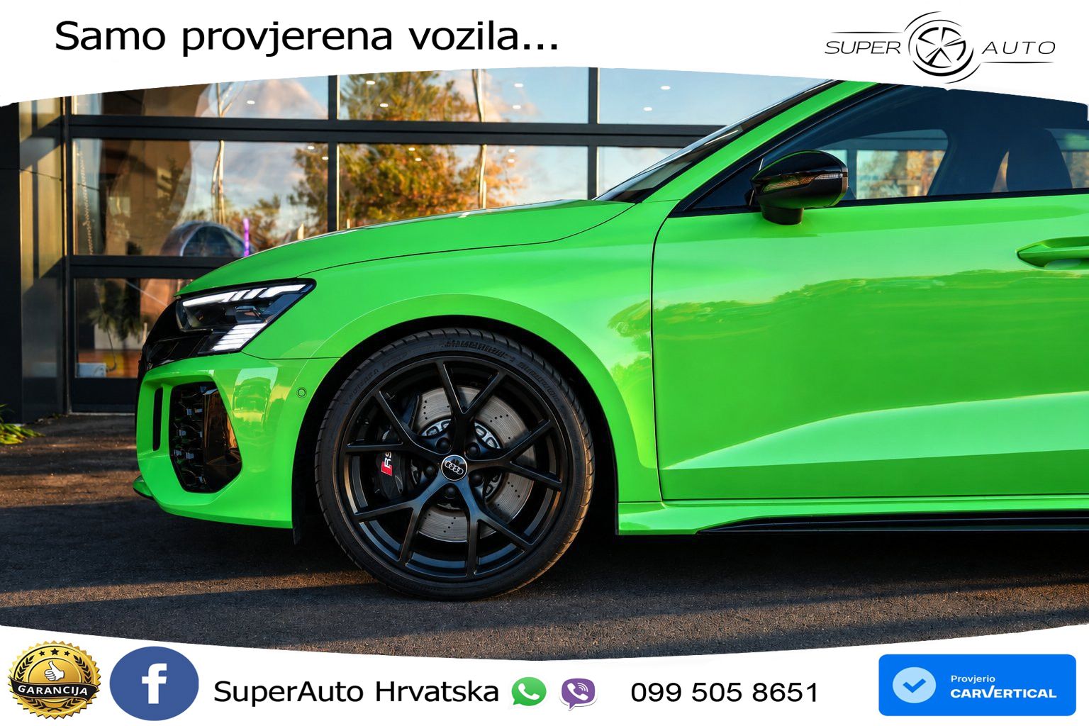 Audi RS3 Sedan 2.5 TFSI (400 KS) quattro S tronic