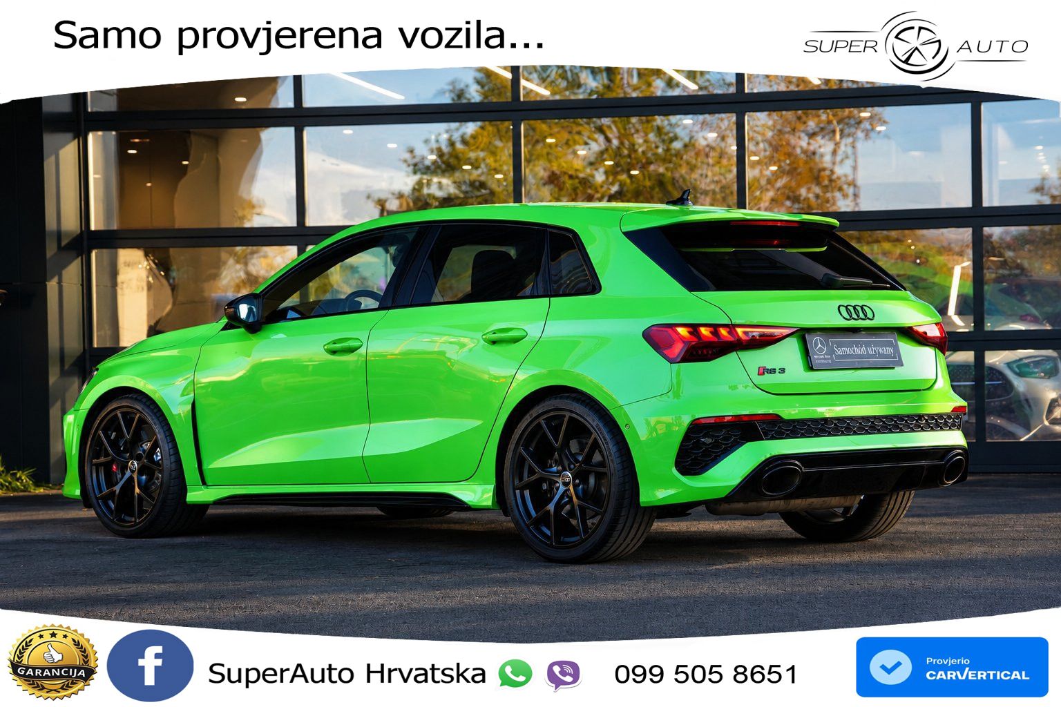 Audi RS3 Sedan 2.5 TFSI (400 KS) quattro S tronic