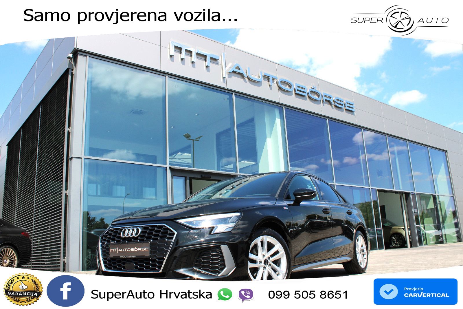 Audi A3 Limuzina 35 TFSI (150 KS) S tronic S line LED+GR SJED+ACC