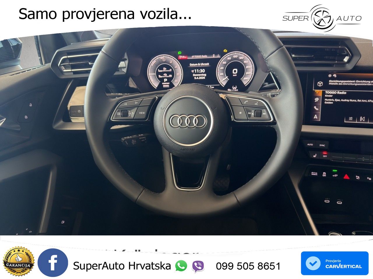 Audi A3 Sportback 40 TFSI e (204 KS) Plug-in Hybrid S tronic advanced LED+GR SJED+ACC