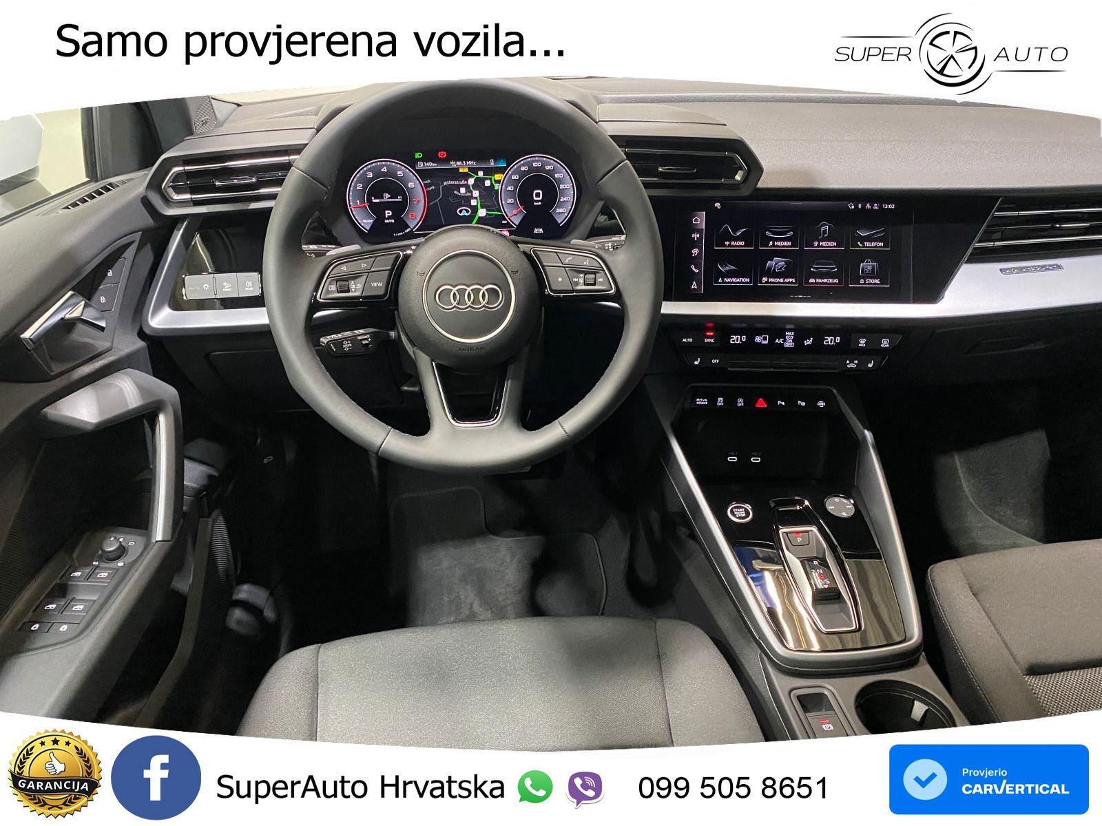Audi A3 Sportback 40 TFSI (204 KS) quattro S tronic S line