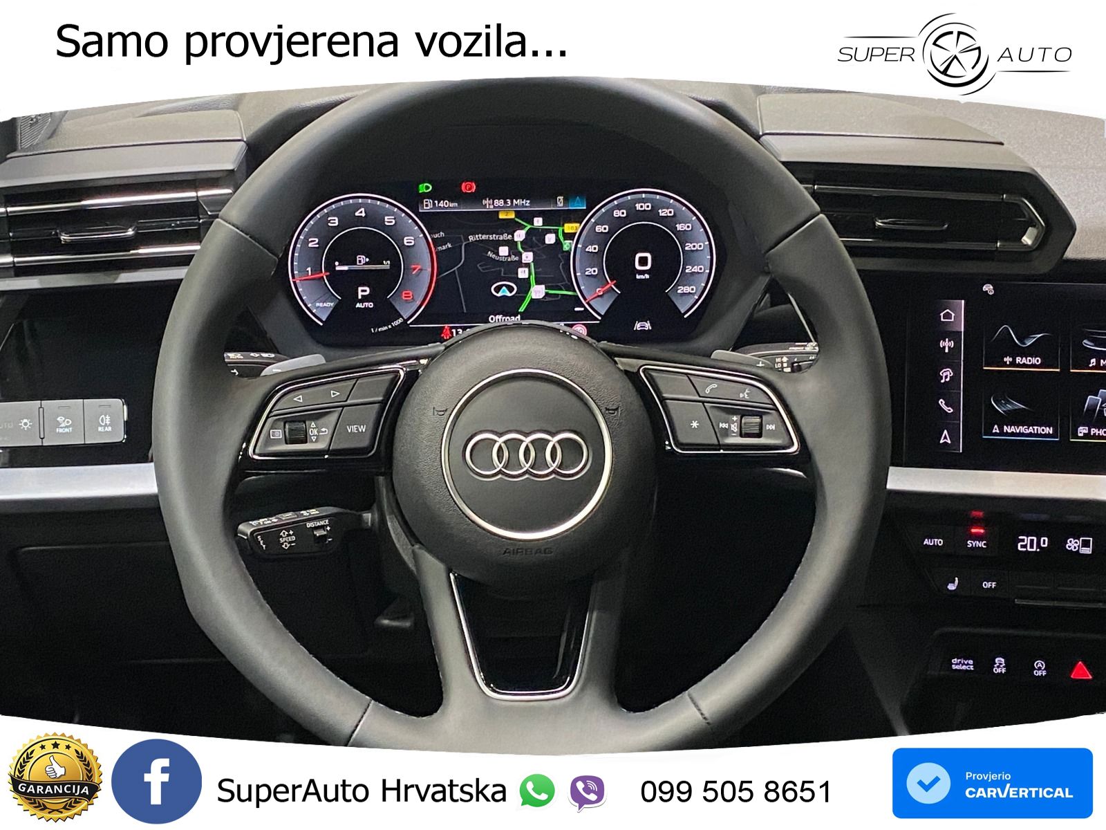 Audi A3 Sportback 40 TFSI (204 KS) quattro S tronic S line