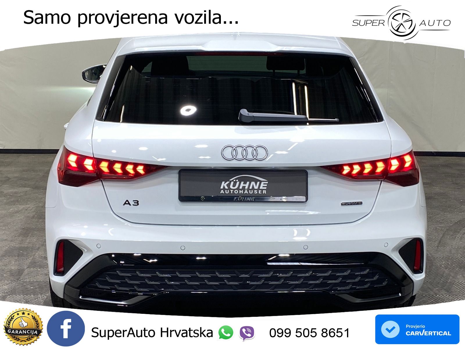 Audi A3 Sportback 40 TFSI (204 KS) quattro S tronic S line