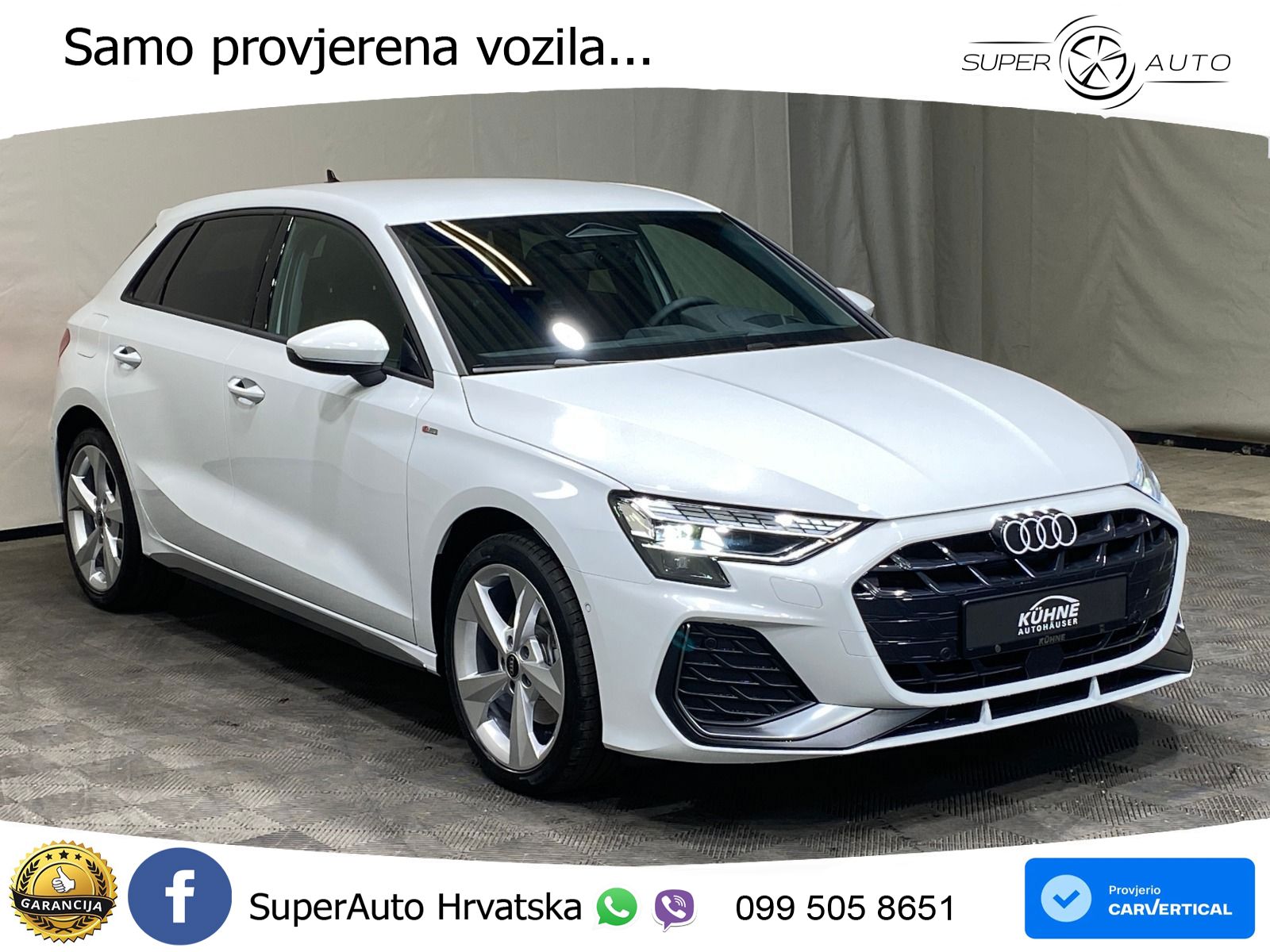 Audi A3 Sportback 40 TFSI (204 KS) quattro S tronic S line