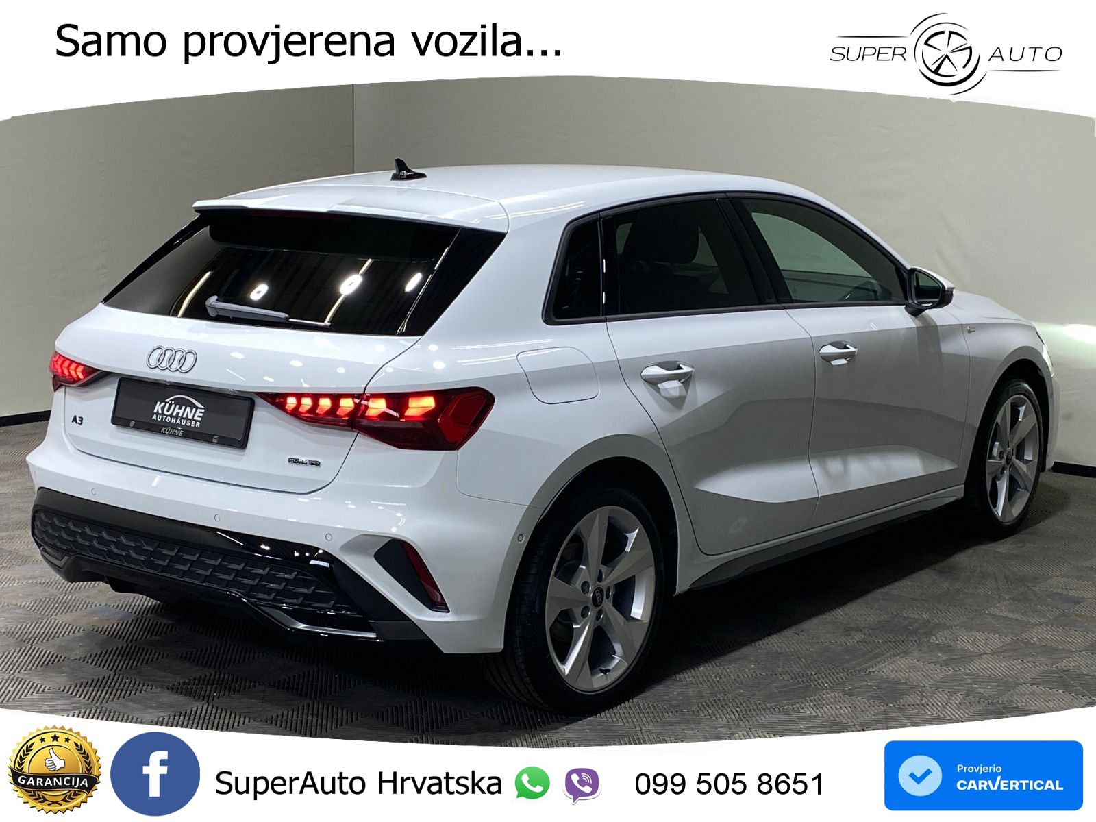 Audi A3 Sportback 40 TFSI (204 KS) quattro S tronic S line