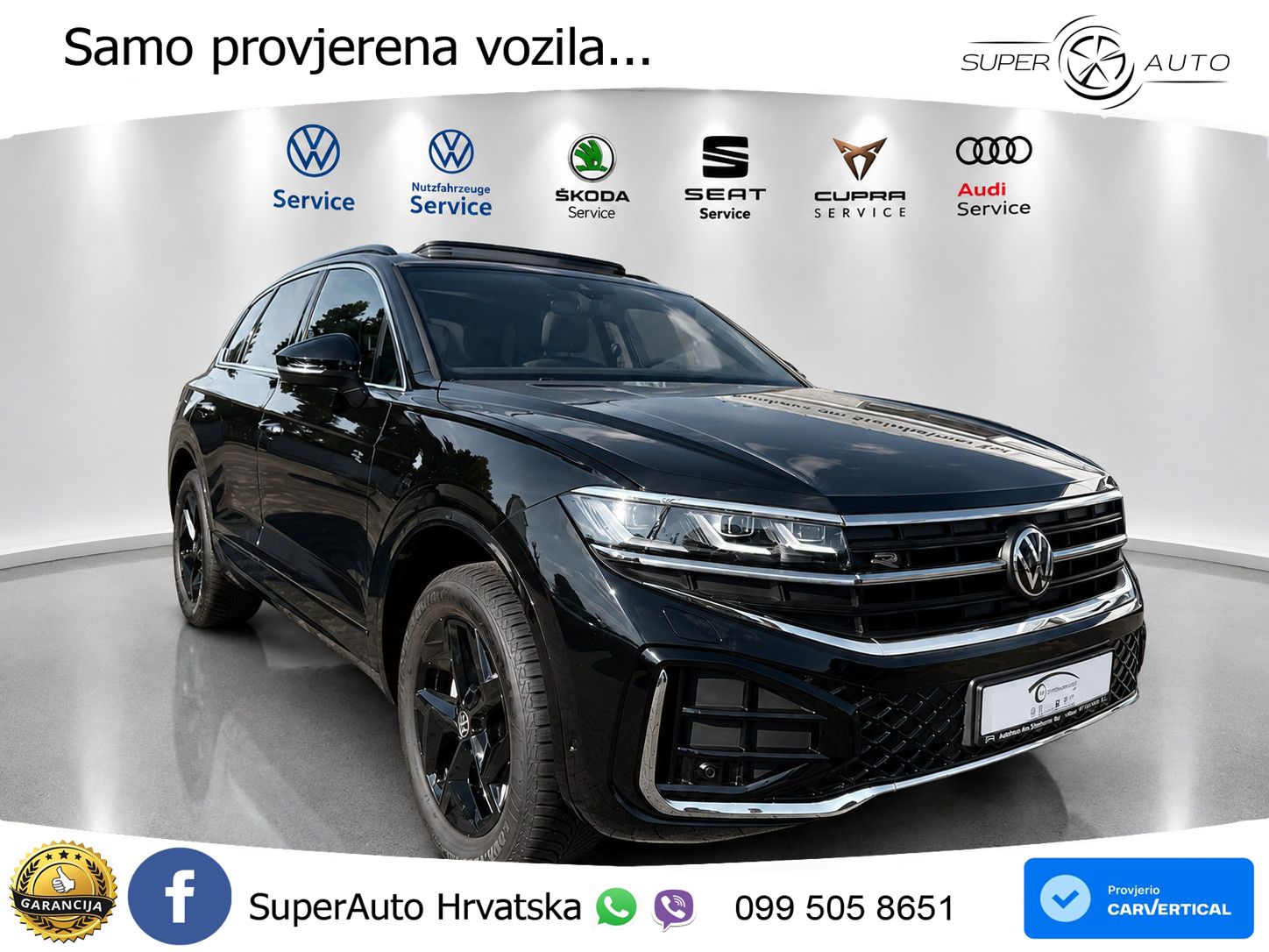 Volkswagen Touareg 3.0 V6 TDI (231 KS) 4MOTION Tiptronic R-Line MATRIX+GR SJED+KAM