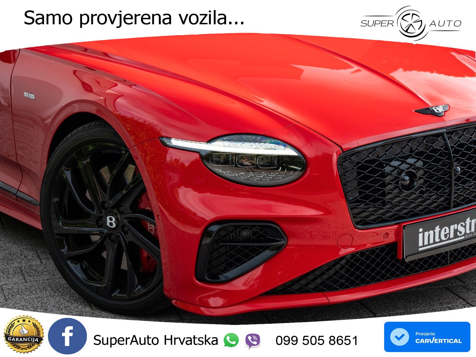 Bentley Continental GT IV 4.0 V8 TFSi (782 KS) AWD DCT LED+GR SJED+ACC