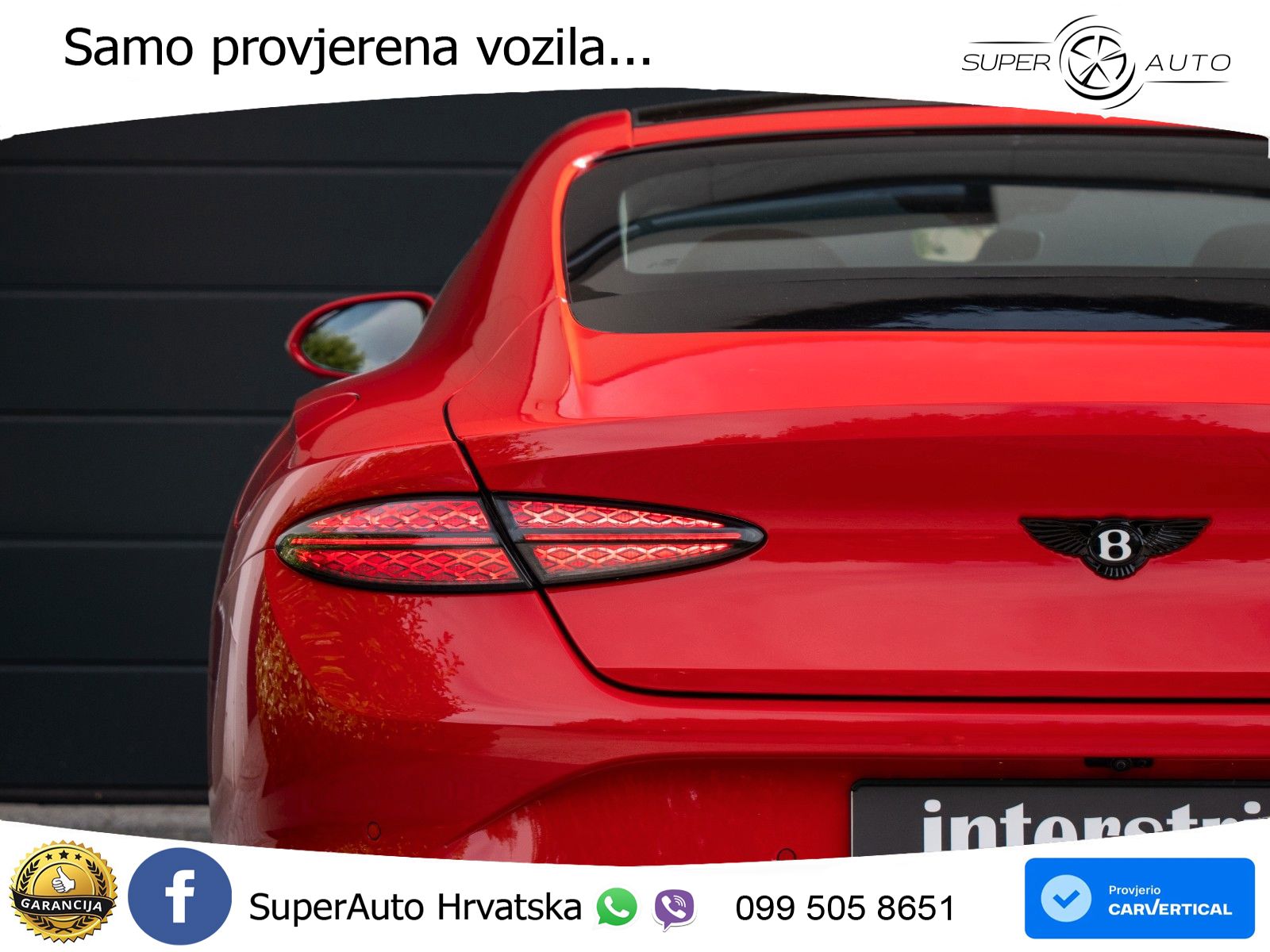 Bentley Continental GT IV 4.0 V8 TFSi (782 KS) AWD DCT LED+GR SJED+ACC