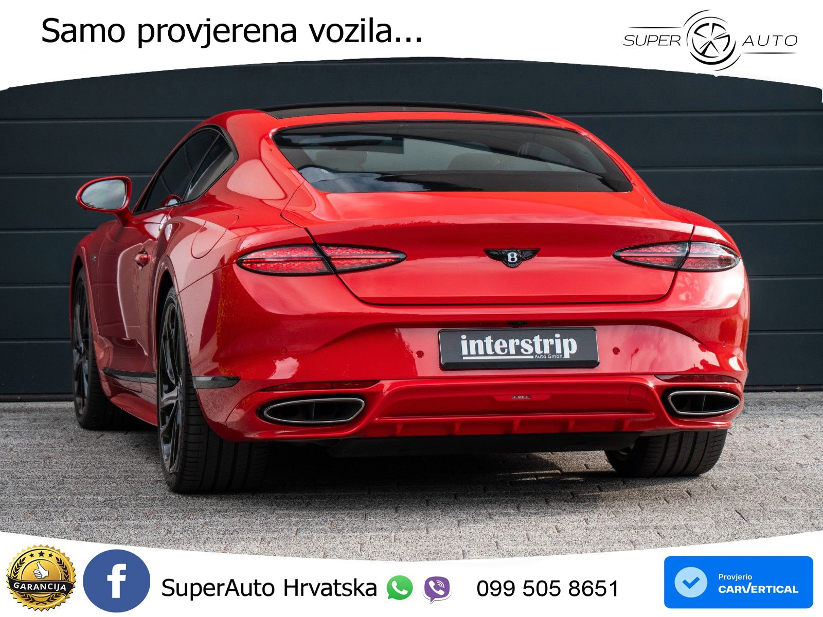 Bentley Continental GT IV 4.0 V8 TFSi (782 KS) AWD DCT LED+GR SJED+ACC