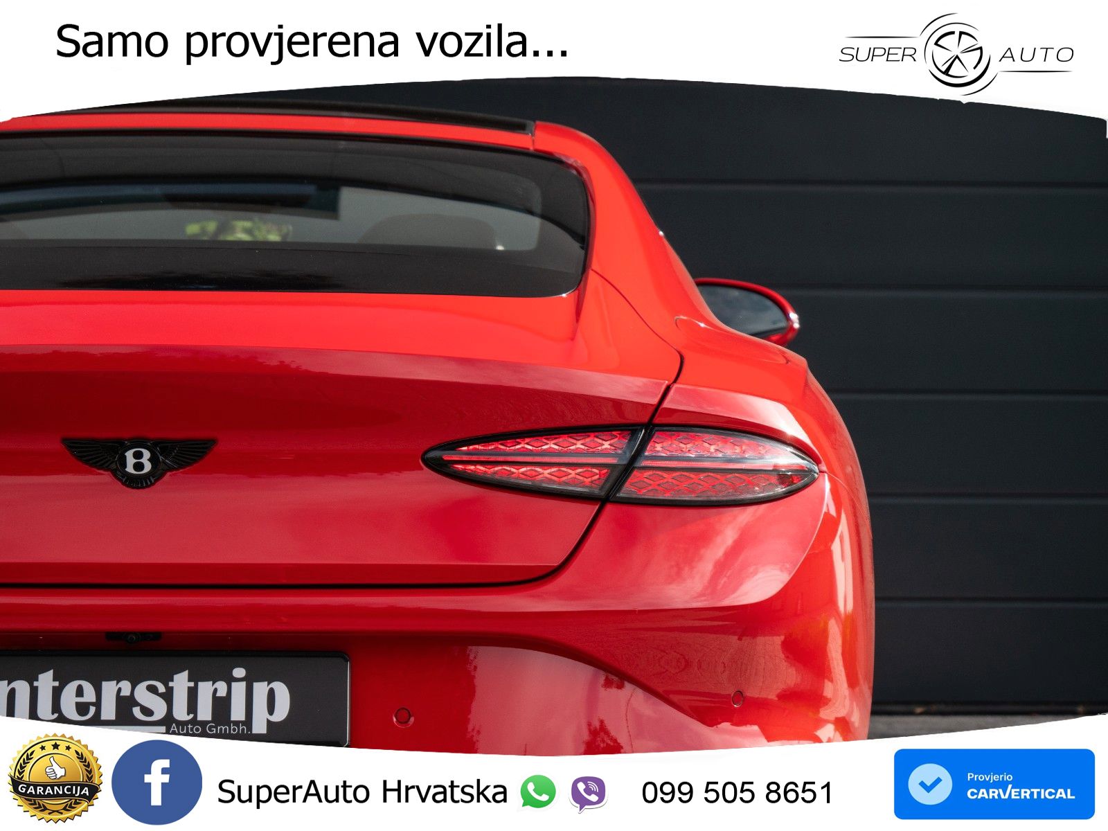 Bentley Continental GT IV 4.0 V8 TFSi (782 KS) AWD DCT LED+GR SJED+ACC