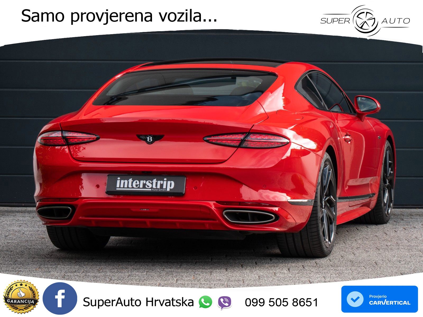 Bentley Continental GT IV 4.0 V8 TFSi (782 KS) AWD DCT LED+GR SJED+ACC