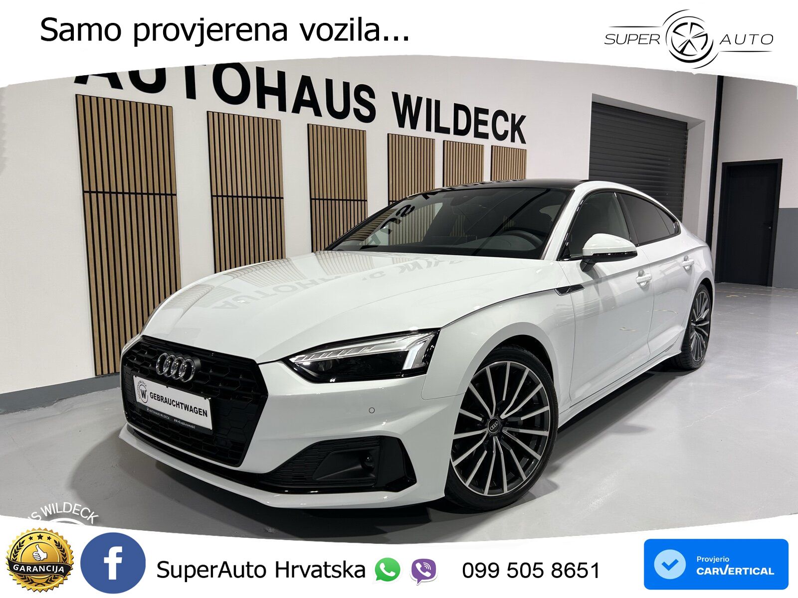 Audi A5 Sportback 40 TDI (204 KS) S tronic advanced MATRIX+GR SJED+KAM