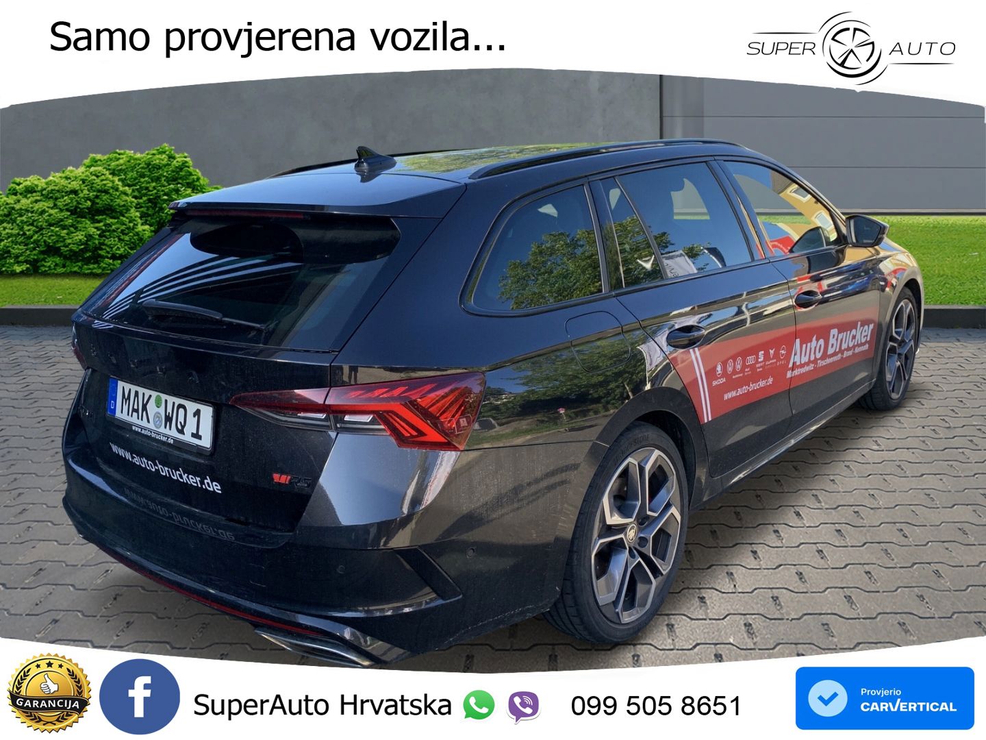 Škoda Octavia Combi RS 2.0 TSI (245 KS) LED+GR SJED+ACC