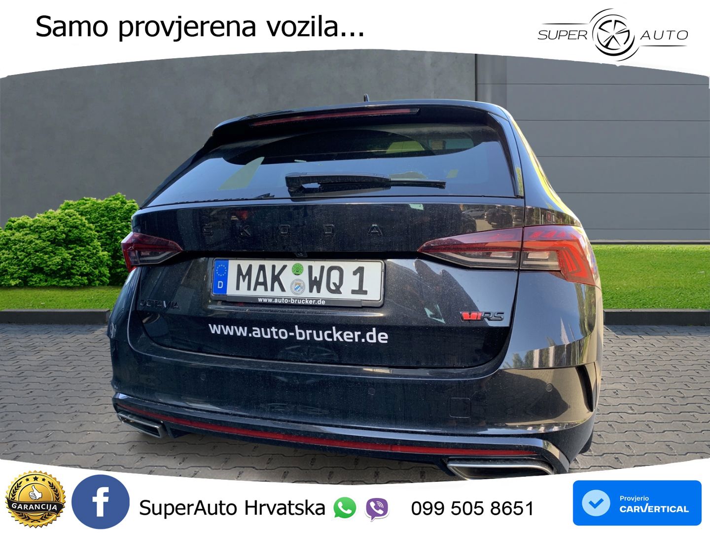 Škoda Octavia Combi RS 2.0 TSI (245 KS) LED+GR SJED+ACC